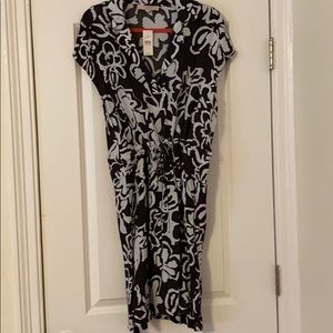 Loft dress with drawstring and pockets